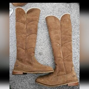 UGG Women's Brown Over the Knee Boots